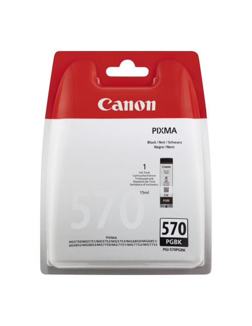 Cartucho tinta canon pgi - 570pgbk negro mg5750