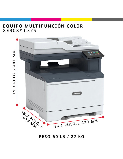 Multifuncion xerox laser c325v_dni color a4