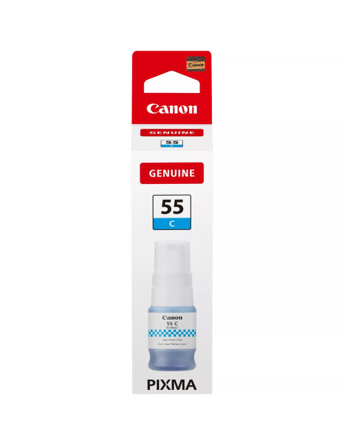 Botella tinta canon gi - 55 ink cian