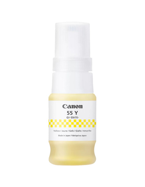 Botella tinta canon gi - 55 ink amarillo