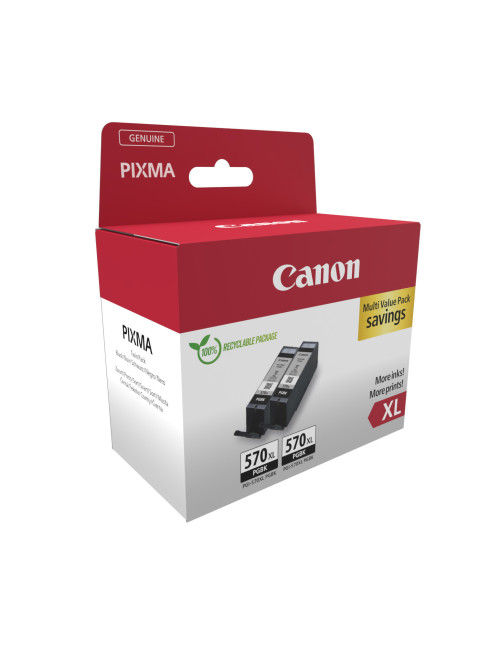 Pack cartucho tinta canon pgi - 570xl negro
