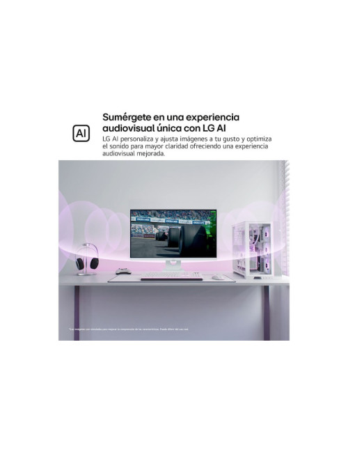 Monitor smart lg 27u731sa - w 27 pulgadas 4k
