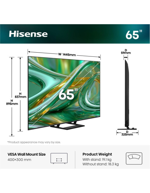 Tv hisense 65 pulgadas mini led 4k