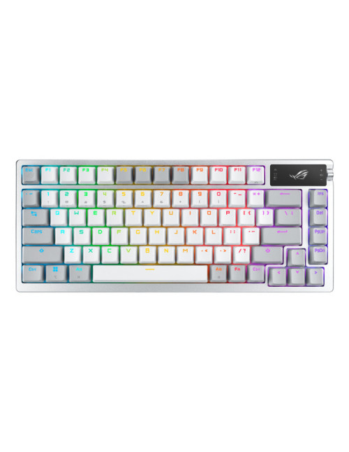 Teclado gaming asus azoth rgb blanco