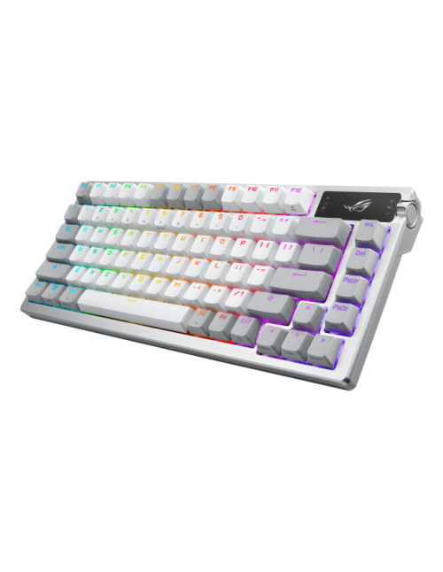 Teclado gaming asus azoth rgb blanco
