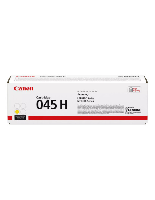 Toner canon 045h amarillo 1243c002 2200pag