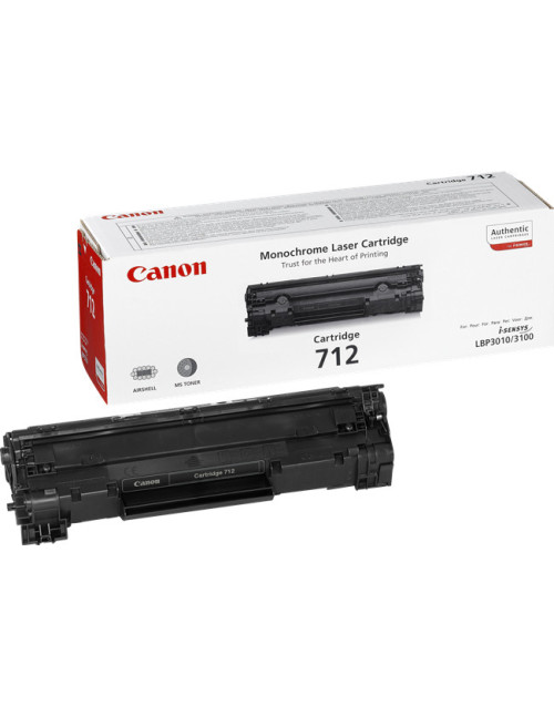Toner canon 712 negro 1500 páginas