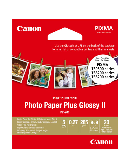 Papel canon foto pp - 201 2311b070 9x9