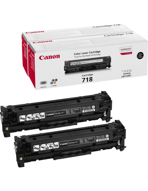 Toner canon 718 - k2 negro mf8330 pack