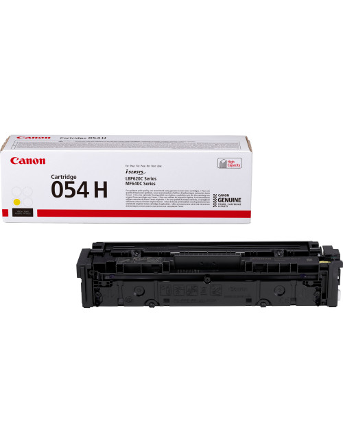 Toner canon 054h amarillo 2300 pag