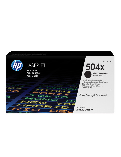 Toner hp ce250xd negro 10.500pag cnxxx