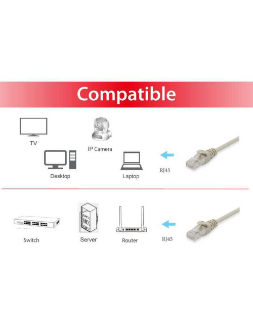Cable red equip latiguillo rj45 u