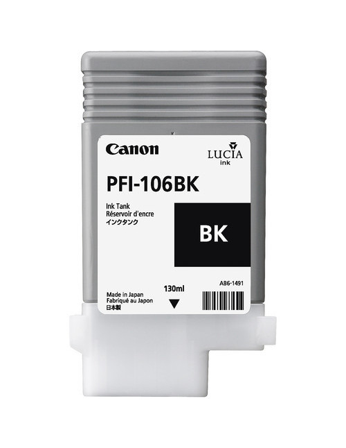 Cartucho canon pfi - 106bk negro ipf6400se ipf6300s