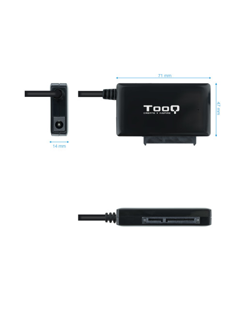 Adaptador usb 3.0 tooq discos 2.5 pulgadas
