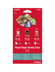 Pack papel fotografico canon vp - 101 10h