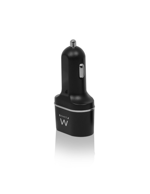 Cargador usb ewent coche 3 puertos