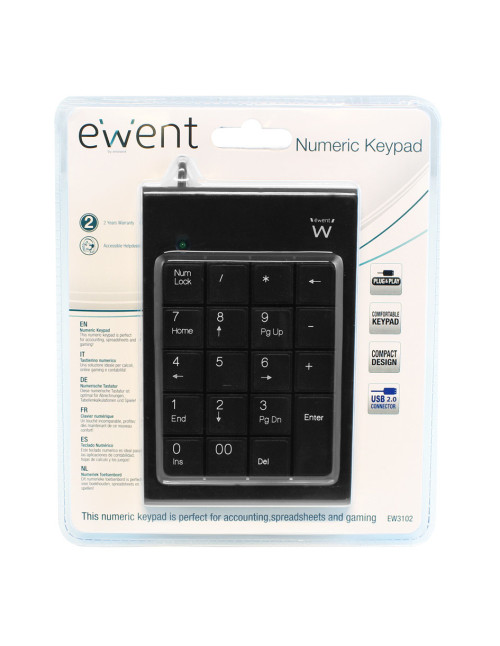 Teclado numerico pc portatil ewent usb