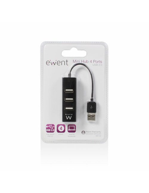 Hub usb ewent 4 puertos usb