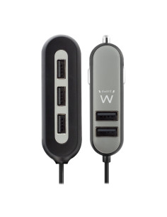 Cargador usb ewent coche 5 puertos