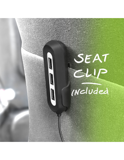Cargador usb ewent coche 5 puertos