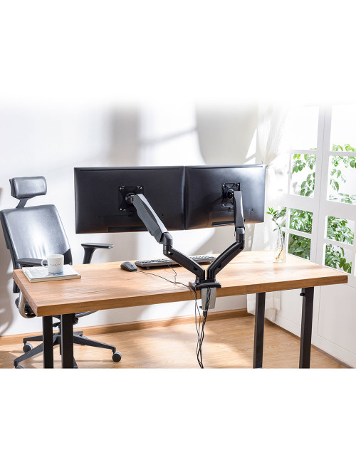 Soporte mesa ewent ew1516 2 monitores