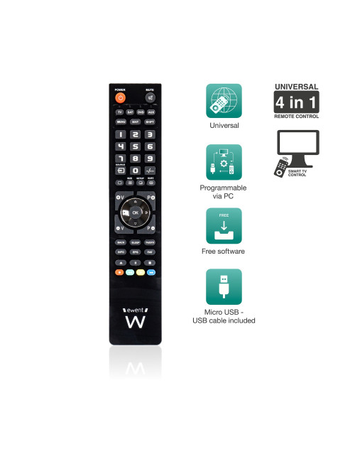 Mando a distancia universal ewent ew1570