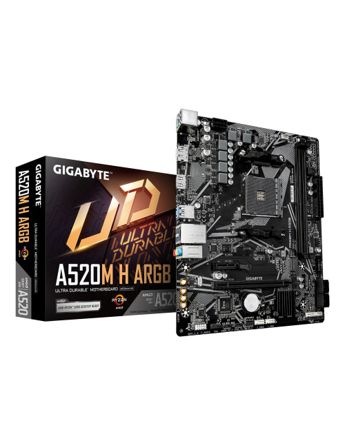 Placa base gigabyte a520m h argb