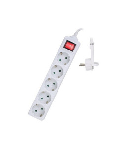 Regleta ewent 5 tomas shucko interruptor