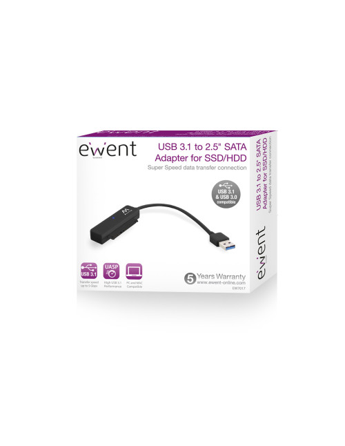 Adaptador ewent disco duro usb 3.1