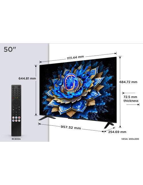 Tv tcl 50 pulgadas qled 4k uhd