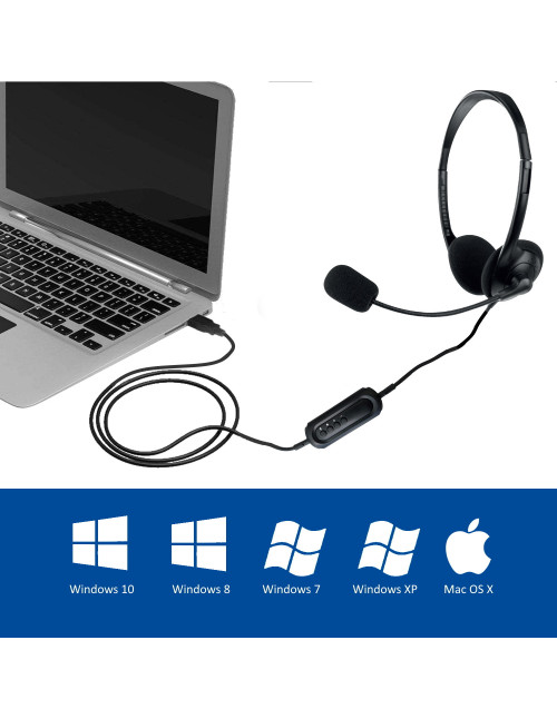 Auricular ewent ew3568 con microfono