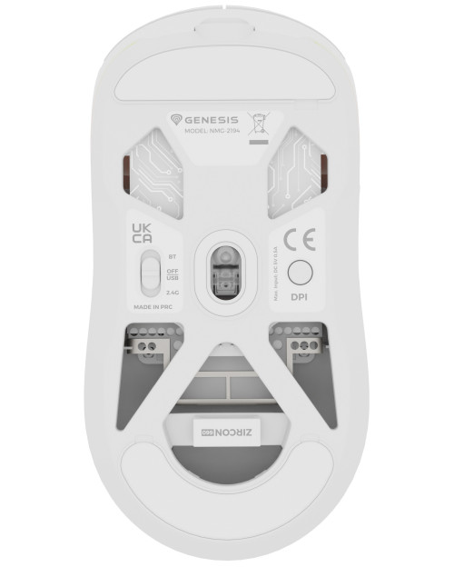 Raton inalambrico gaming genesis zircon 660