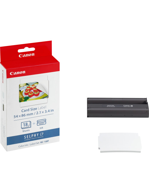 Papel foto canon selphy kc - 18if +