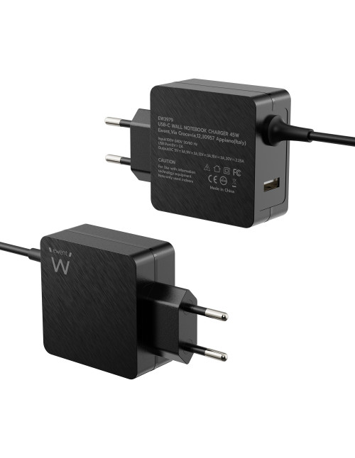 Cargador pared usb tipo c ewent