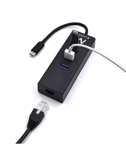 Hub usb ewent 3 puertos usb