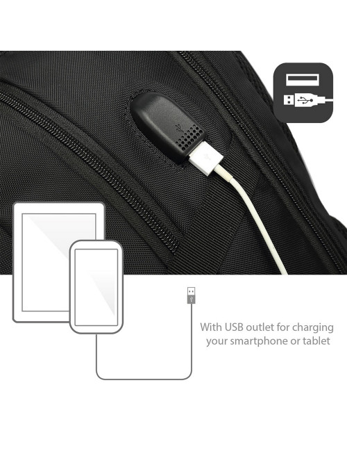 Mochila ewent portatil 15.6 pulgadas con salida