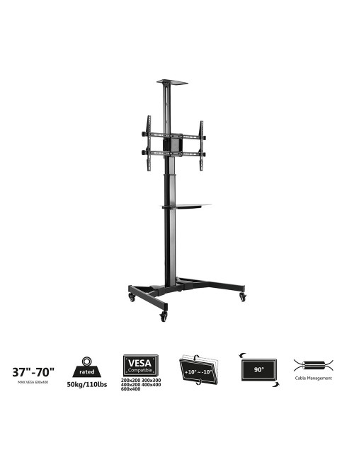 Pedestal movil suelo ewent ew1540 televisores
