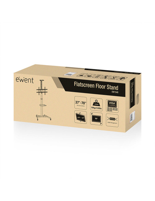 Pedestal movil suelo ewent ew1540 televisores