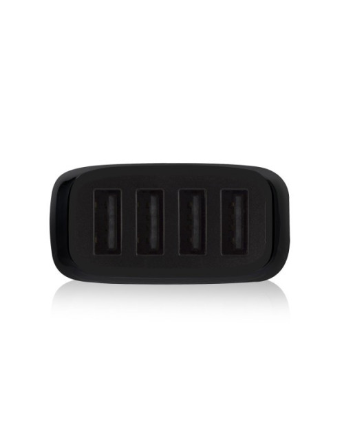 Cargador coche ewent ew1354 4 puertos