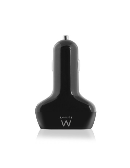 Cargador coche ewent ew1354 4 puertos