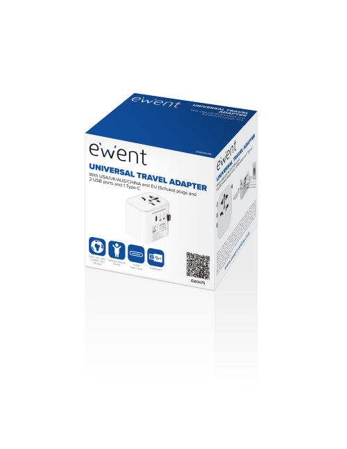 Enchufe universal viaje ewent ew1475 ue