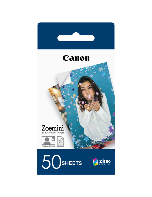 Papel fotografico canon zp - 2030 50 hojas