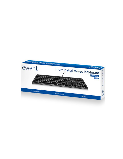 Teclado usb multimedia ewent ew3269 con