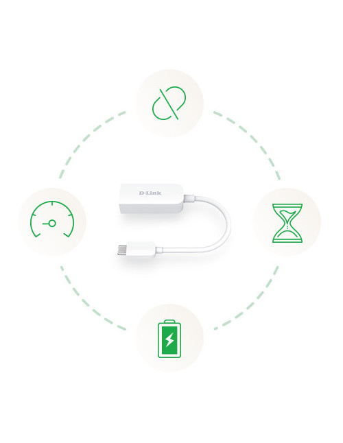 Adaptador d - link dub - e250 usb tipo c