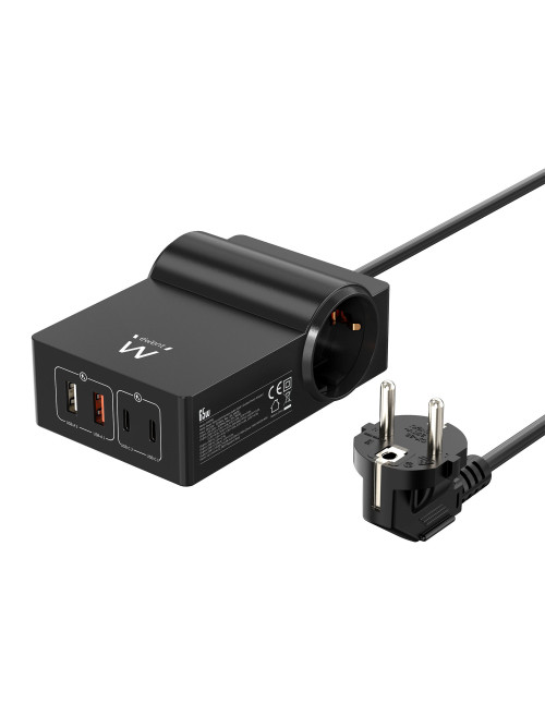 Cargador ewent ew3992 65w 2 x