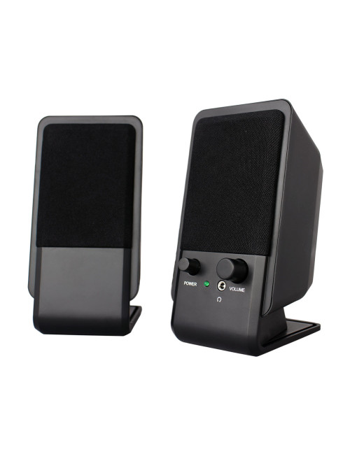 Altavoces ewent 2.0 ew3528 negro