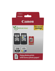 Cartucho canon pg - 510 cl - 511 + papel