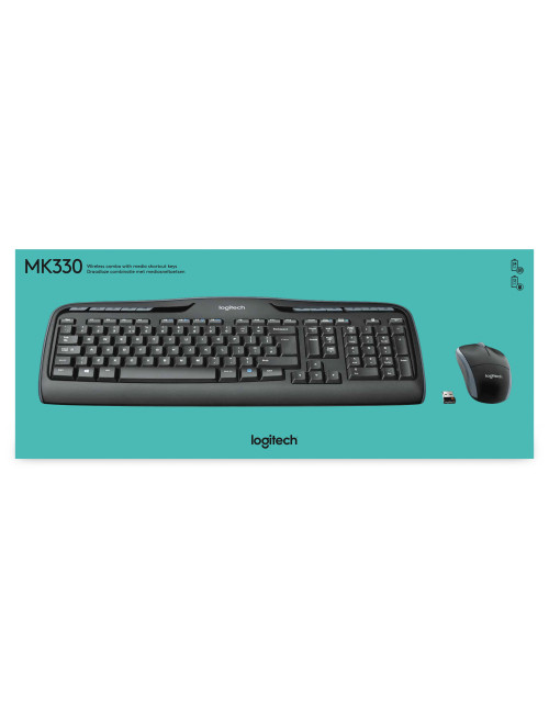 Teclado + mouse logitech mk330 wireless