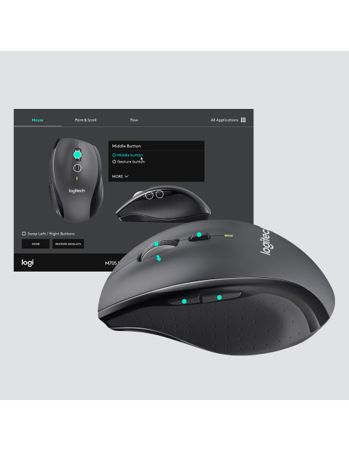 Mouse raton logitech m705 laser wireless