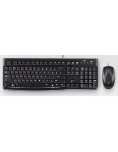 Teclado + mouse logitech mk120 optico